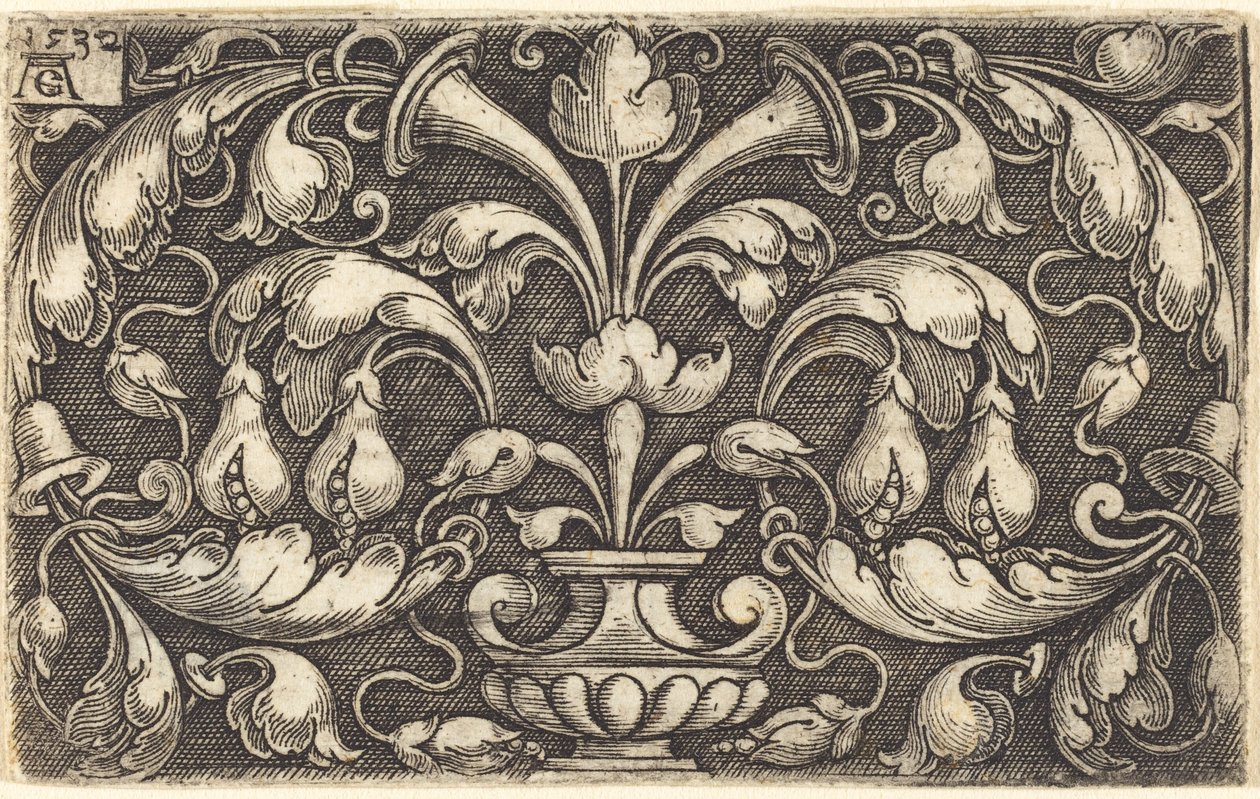 Ornamentti, 1532. tekijältä Heinrich Aldegrever