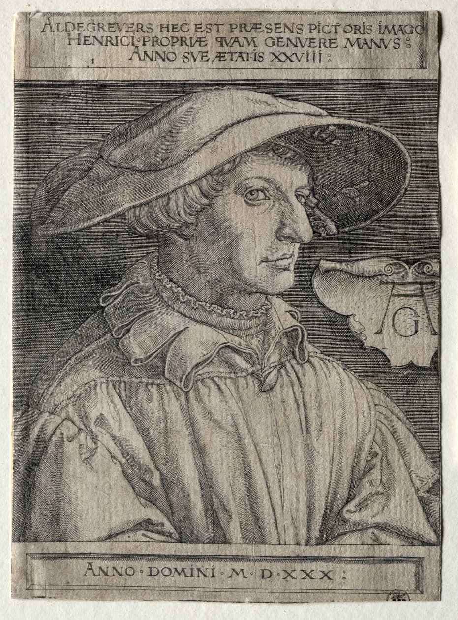 Omakuva tekijältä Heinrich Aldegrever