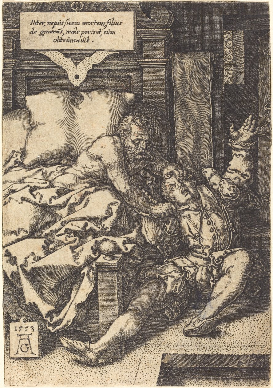 Ankara isä, 1553. tekijältä Heinrich Aldegrever