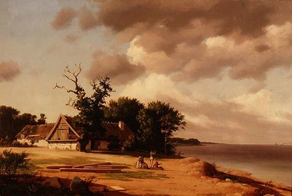 Fisherfolk Oresundissa (k.1839) tekijältä Heinrich Buntzen