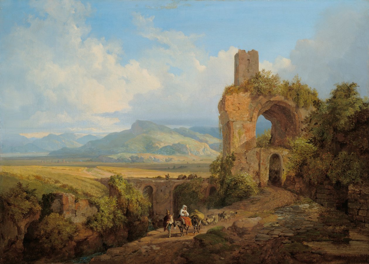 Campagna maisema tekijältä Heinrich Burkel