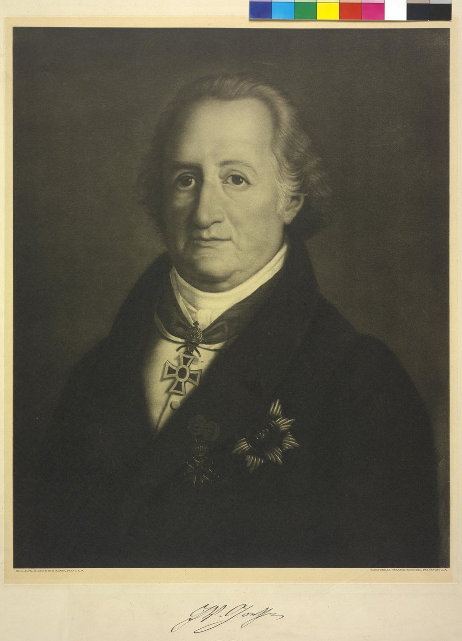Johann Wolfgang von Goethe tekijältä Heinrich Christoph Kolbe