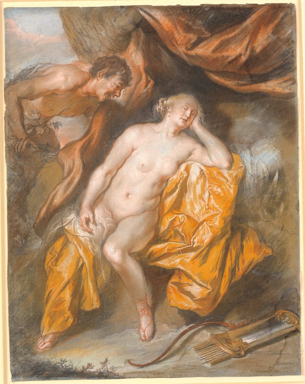 Jupiter ja Antiope tekijältä Heinrich Dittmers
