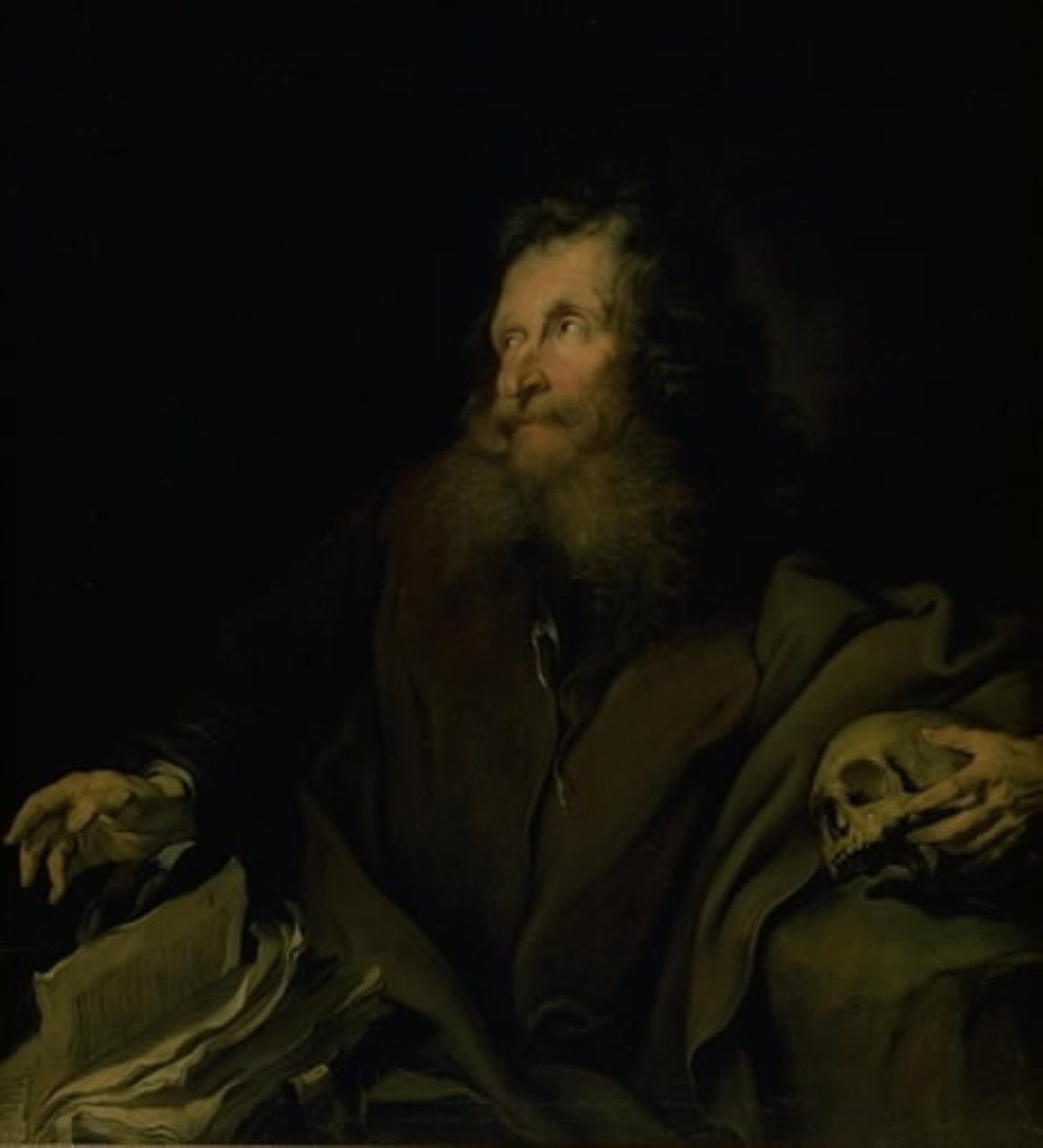 Wax Modeller Simon hahmona St. Jerome tekijältä Heinrich Dittmers