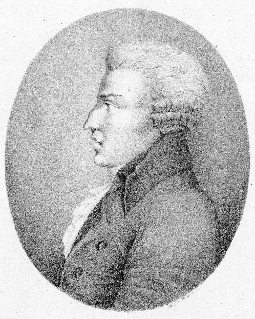 Kuvattu henkilö:  Francesco Durante tekijältä Heinrich Eduard Winter