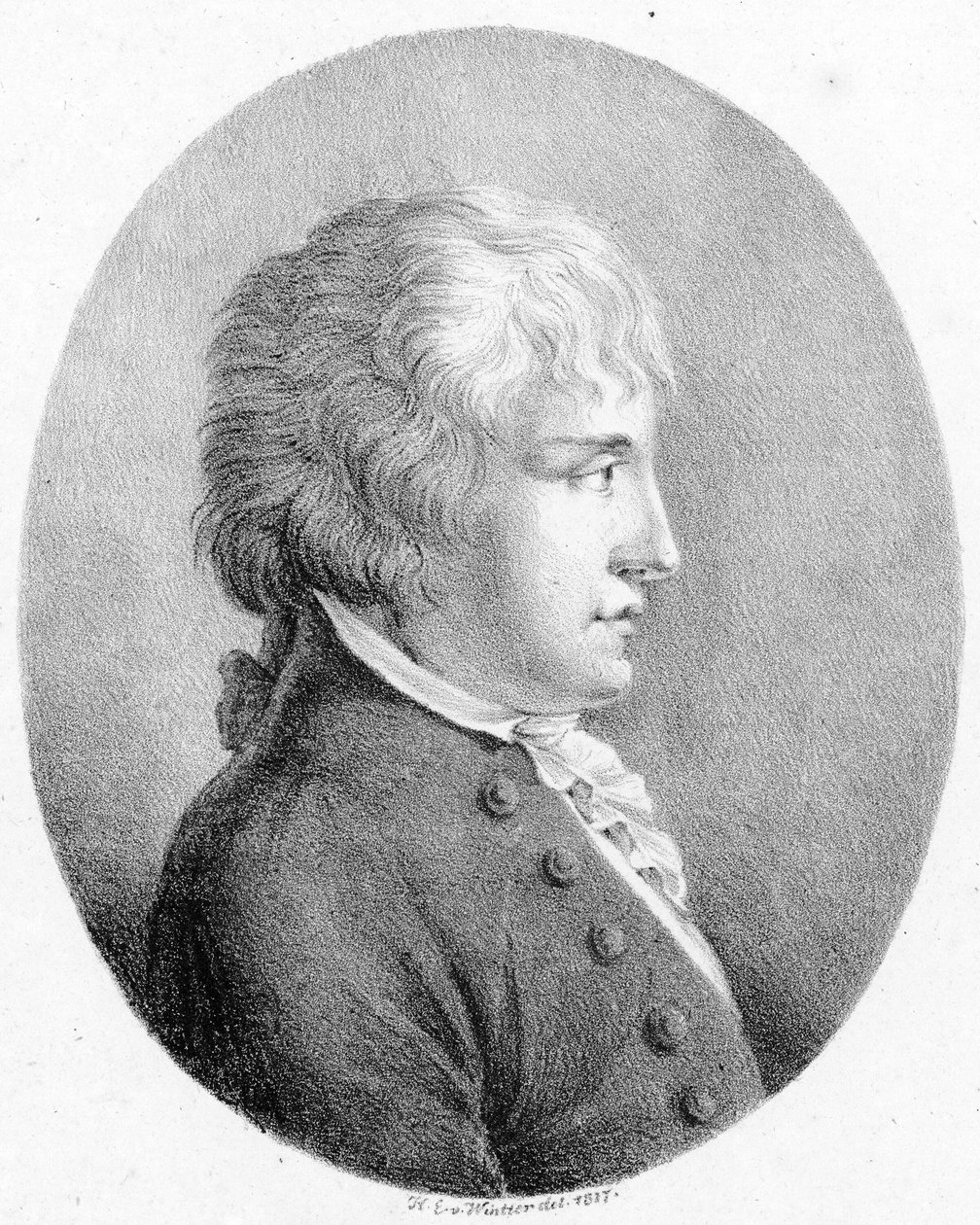 Kuvattu henkilö: Giovanni Battista Pergolesi tekijältä Heinrich Eduard Winter