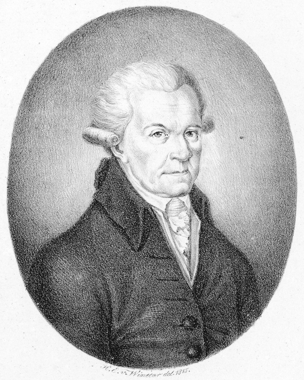 Kuvattu henkilö:  Michael Haydn tekijältä Heinrich Eduard Winter