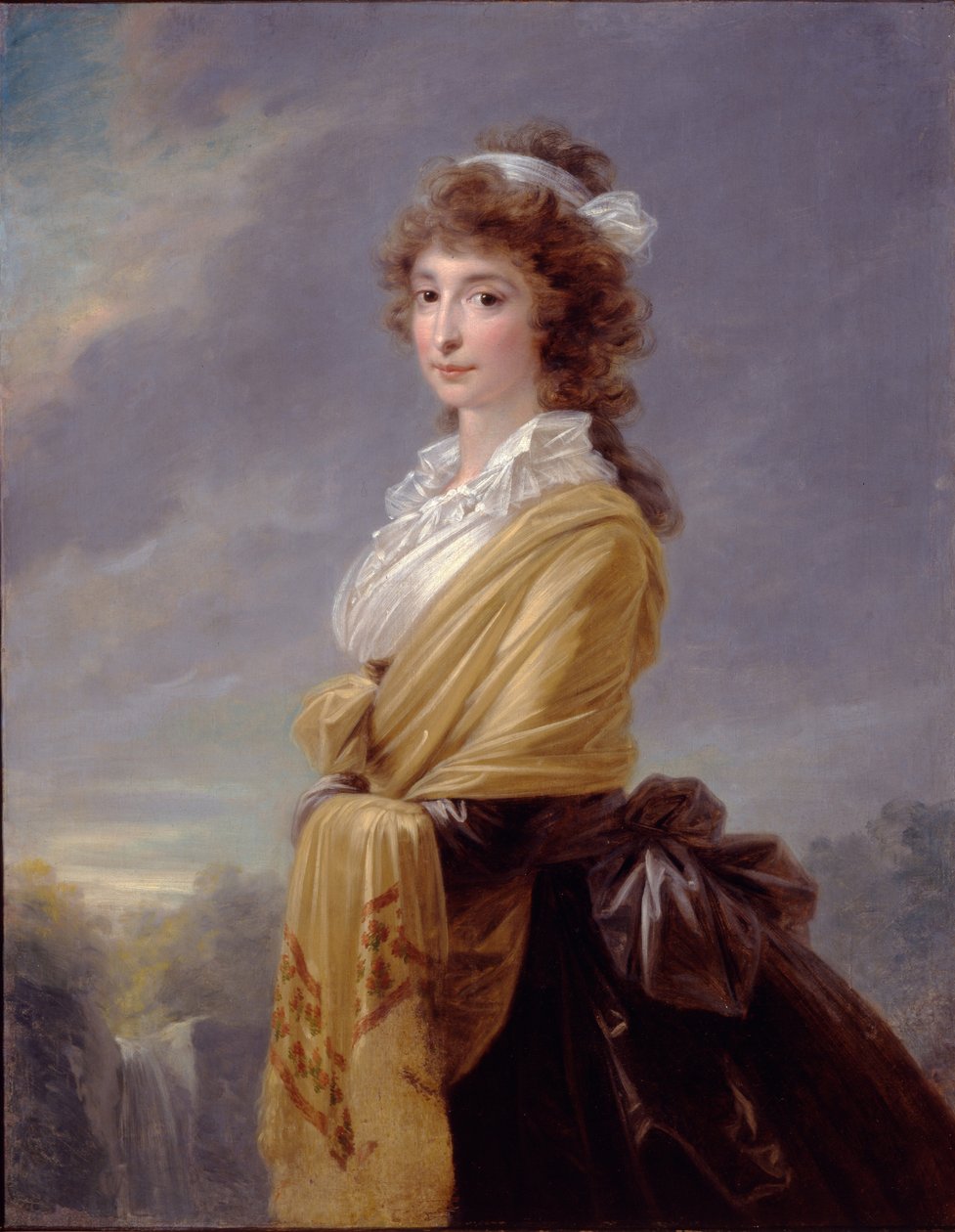 Kreivitär Elisabeth von Thun-Hohensteinin muotokuva 1764-1806, 1787 tekijältä Heinrich Friedrich Füger