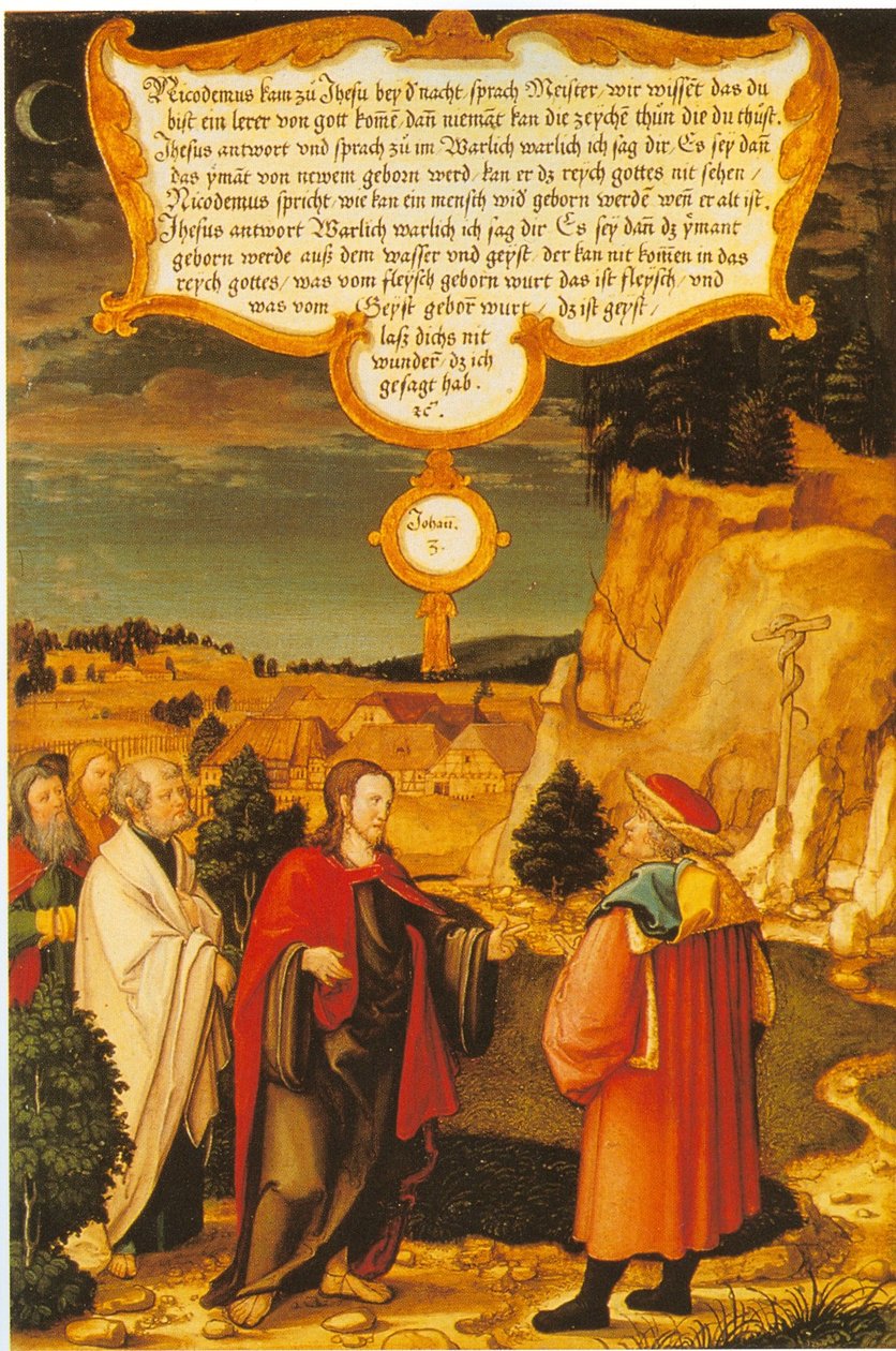 185 Württemberg ja Mömpelgard Mömpelgard Alttari Kristus ja Nikodeemus tekijältä Heinrich Füllmaurer
