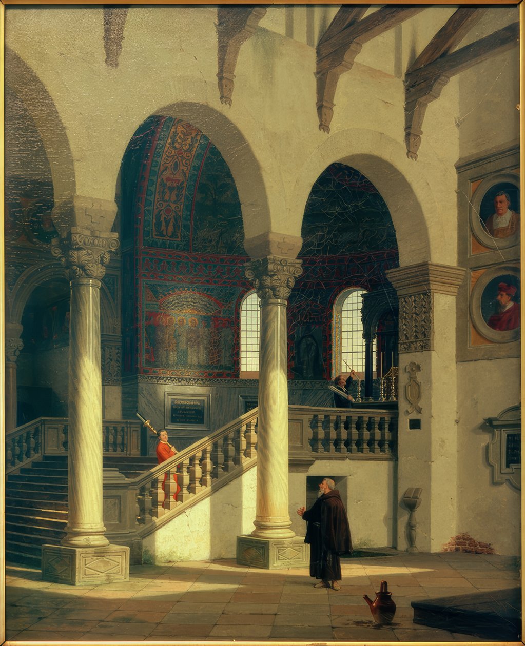 Ravenna, S.Apollinare in Classe / Gemälde v. Heinrich Hansen tekijältä Heinrich Hansen