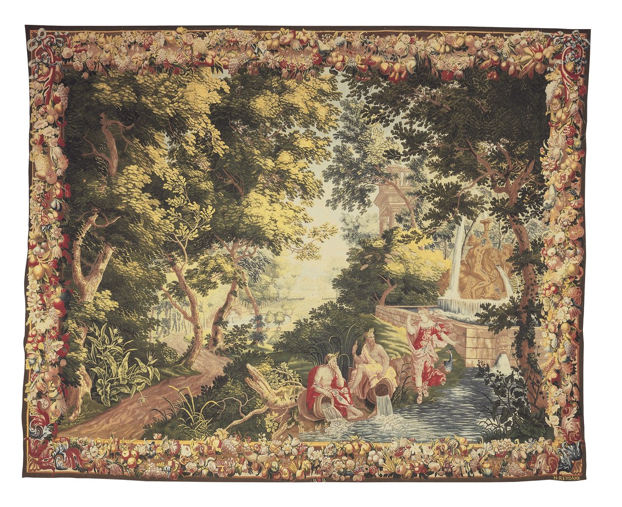 Brysselin mytologinen kuvakudos Diana & Callisto -sarjasta, n. 1680-1710 tekijältä Heinrich II Reydams
