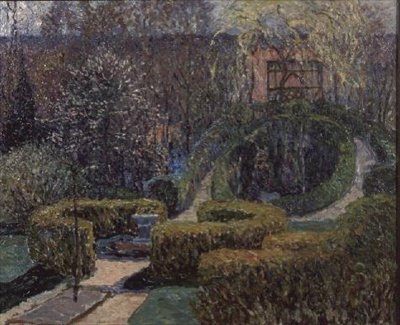 Kevätpuutarha, Barkenhoff, 1913 tekijältä Heinrich Vogeler