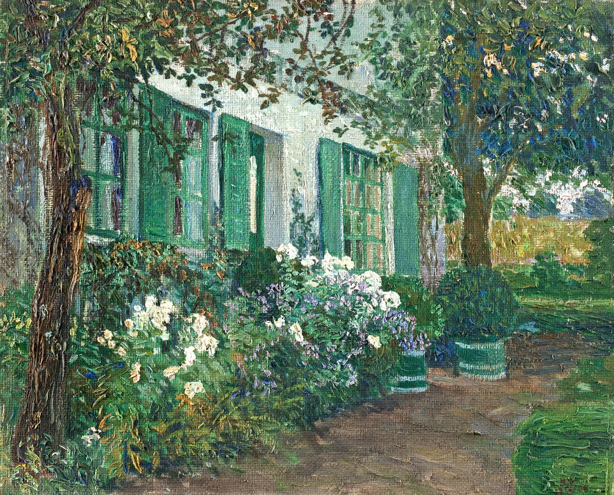 Valkoinen Phlox tekijältä Heinrich Johann Vogeler