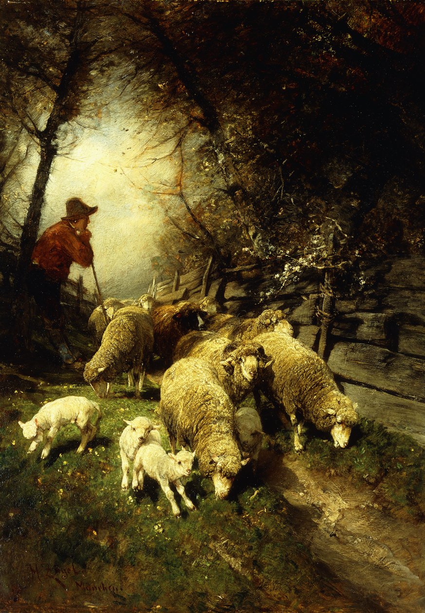 Puutarhojen välissä tekijältä Heinrich Johann von Zugel
