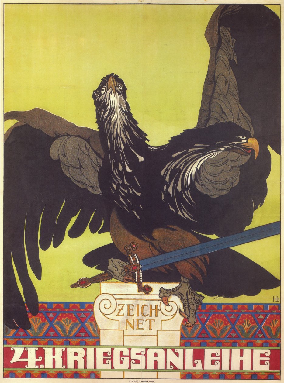 Tilaa neljäs sotalaina, 1916 tekijältä Heinrich Lefler