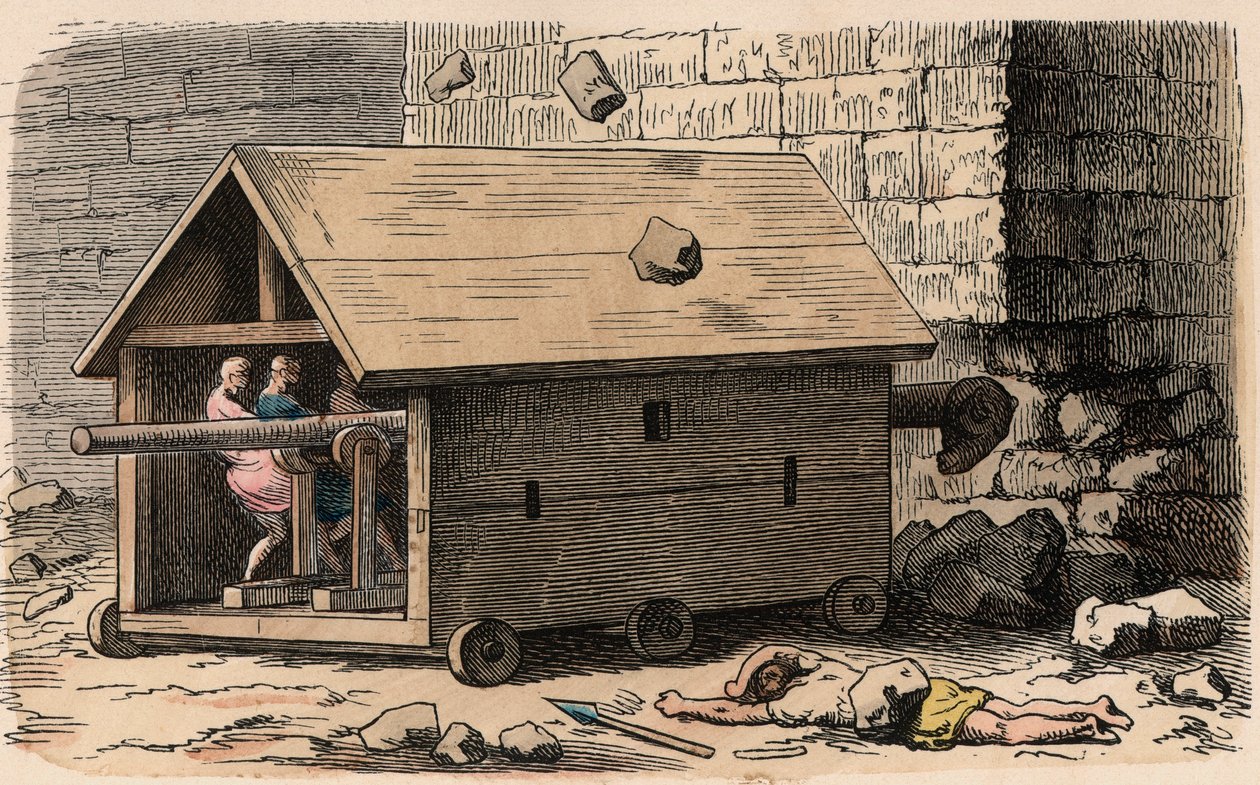 Iskunpainin, piiritysmoottori tekijältä Heinrich Leutemann