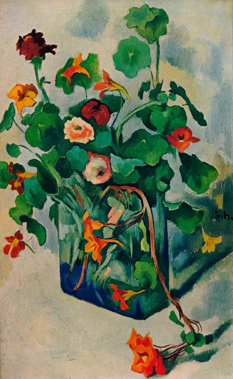 Lasi krassilla, c1915 tekijältä Heinrich Nauen