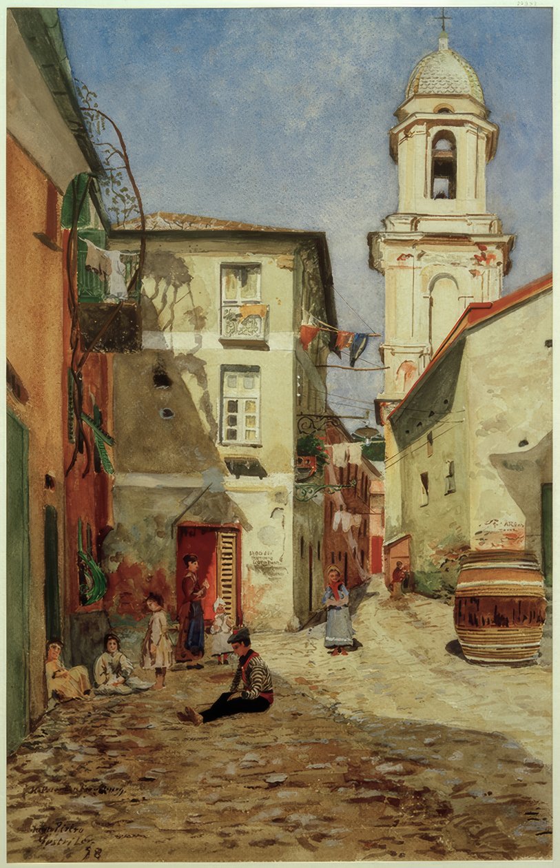 H.Petersen-Flensburg, katu Sestri Levantessa tekijältä Heinrich Petersen Flensburg