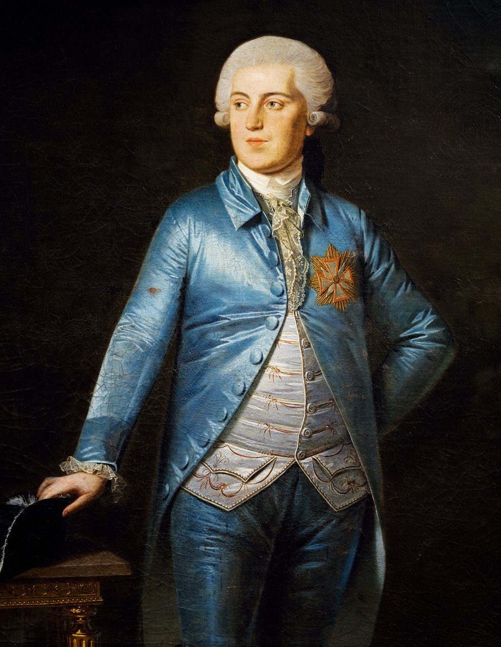 Tanskalaisen Christian VII:n muotokuva (Kööpenhamina tekijältä Heinrich Schmidt
