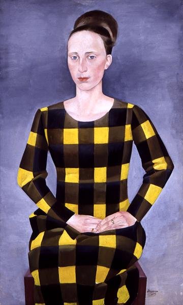 Ingeborg Stegeman, s. Krause, taiteilijan vaimo, 1925 tekijältä Heinrich Stegemann