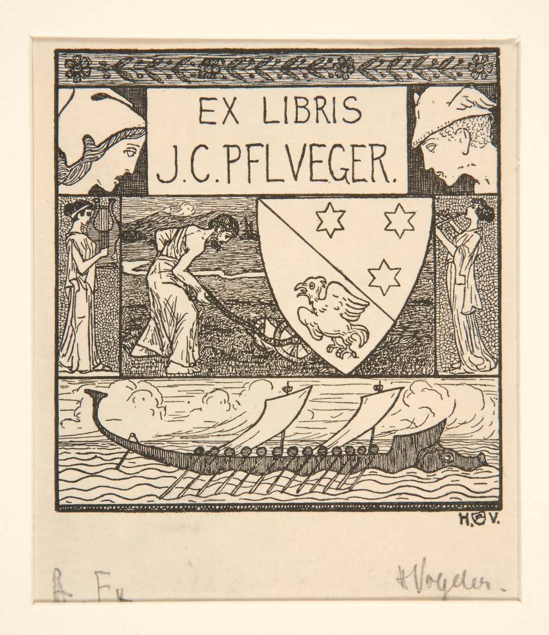 Kirjakilpi: J.C. Pflueger tekijältä Heinrich Vogeler