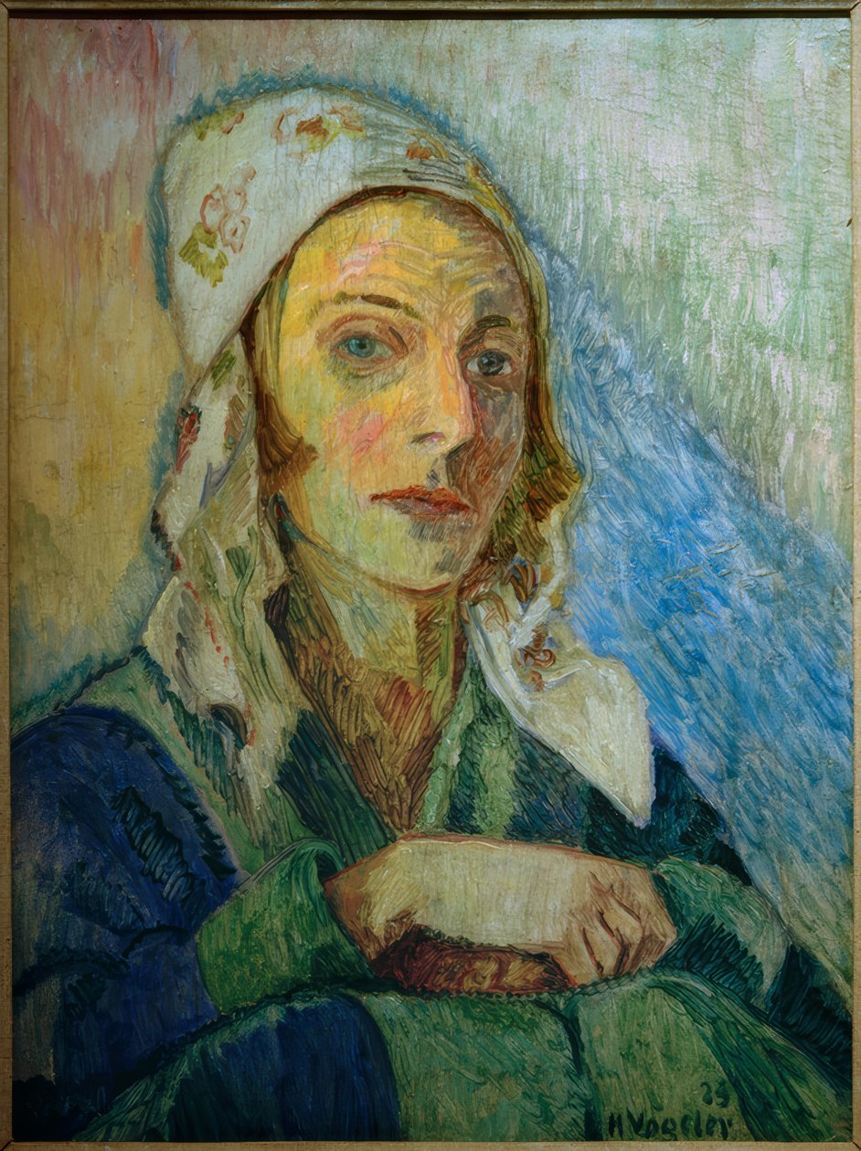 Sonja Marchlewskan muotokuva tekijältä Heinrich Vogeler