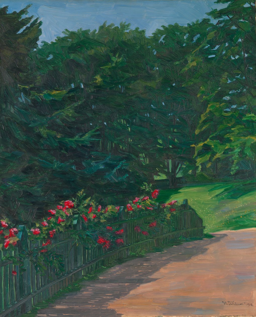 Maisema, 1910 tekijältä Heinrich Wilhelm Truebner