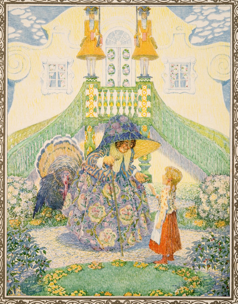 Lumikuningatar Hans Christian Andersenin tarinoista, pub. 1911 tekijältä Heinrich and Urban Lefler