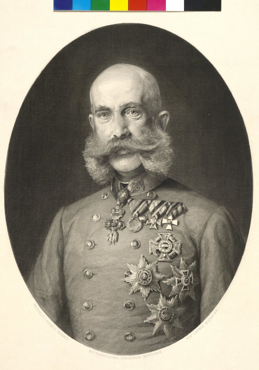 Itävallan keisari Franz Joseph I tekijältä Heinrich von Angeli