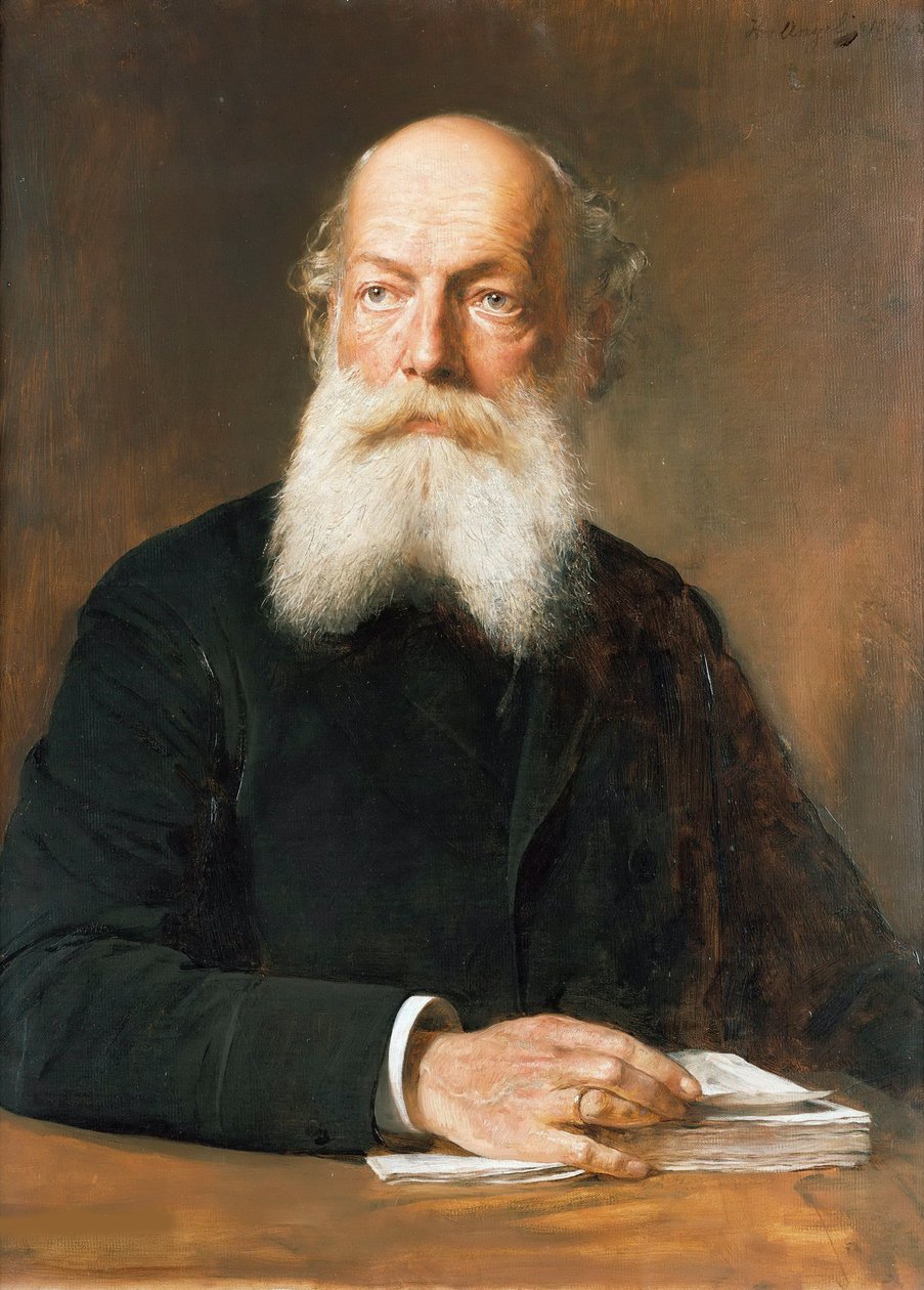 Muotokuva Friedrich August Kekulé von Stradonitzista, 1829-1896, 1890. tekijältä Heinrich von Angeli