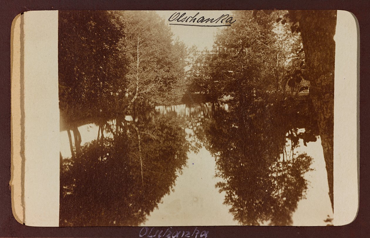 Ensimmäinen maailmansota: "Ukraina vuosina 1914-1916 Saksan armeijan hyökkäyksen aikana. Olshanka (m/w kuva) tekijältä Heldenfriedhof Dsessentniki (attr. to)