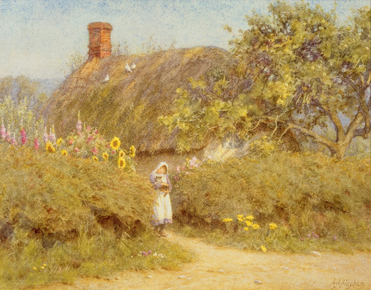 Surreyn mökki tekijältä Helen Allingham