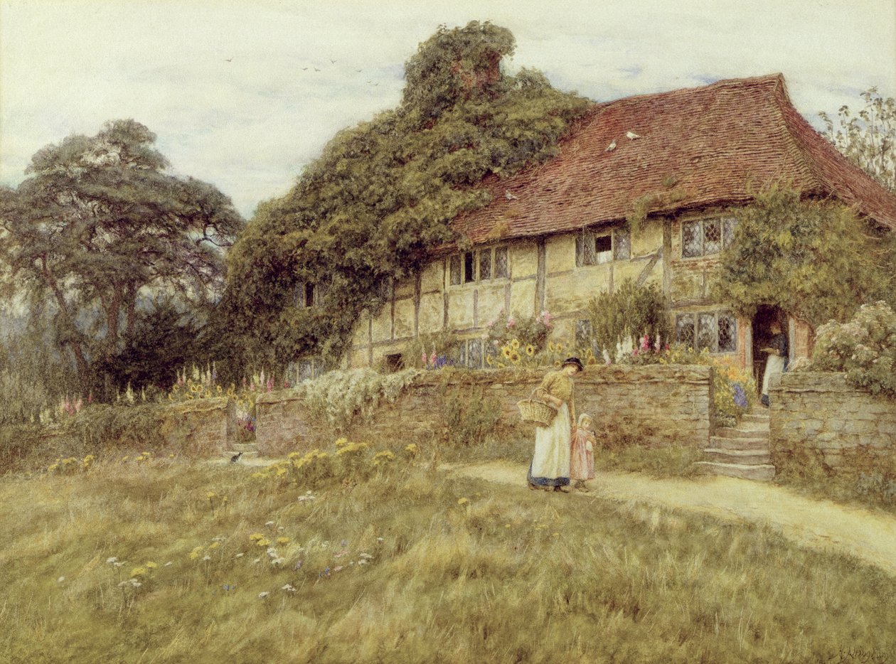 Stedhamissa lähellä Midhurstia tekijältä Helen Allingham