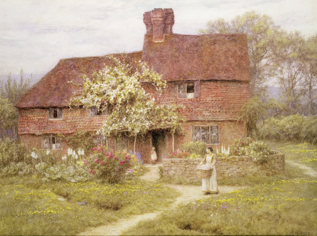 Rose Cottage, Shottermill tekijältä Helen Allingham