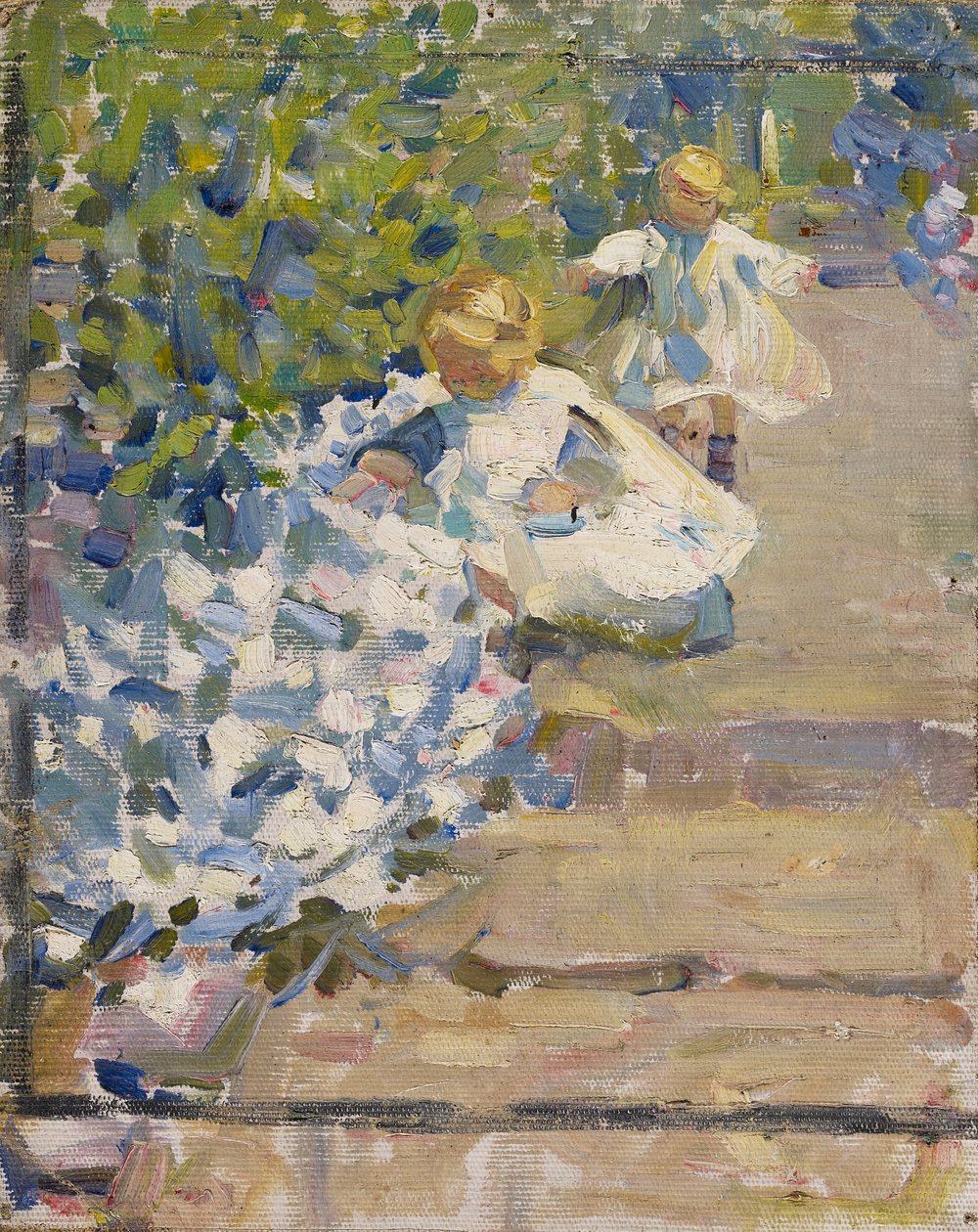 Luonnos kukkien poimimiseen tekijältä Helen Galloway McNicoll