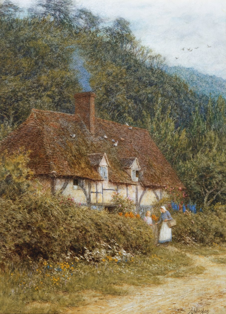 Mökki lähellä Witleyä, Surreyssa tekijältä Helen Allingham