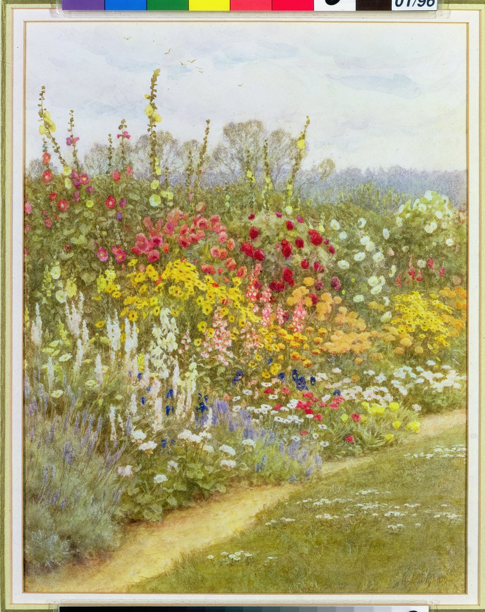 Ruohoinen raja tekijältä Helen Allingham