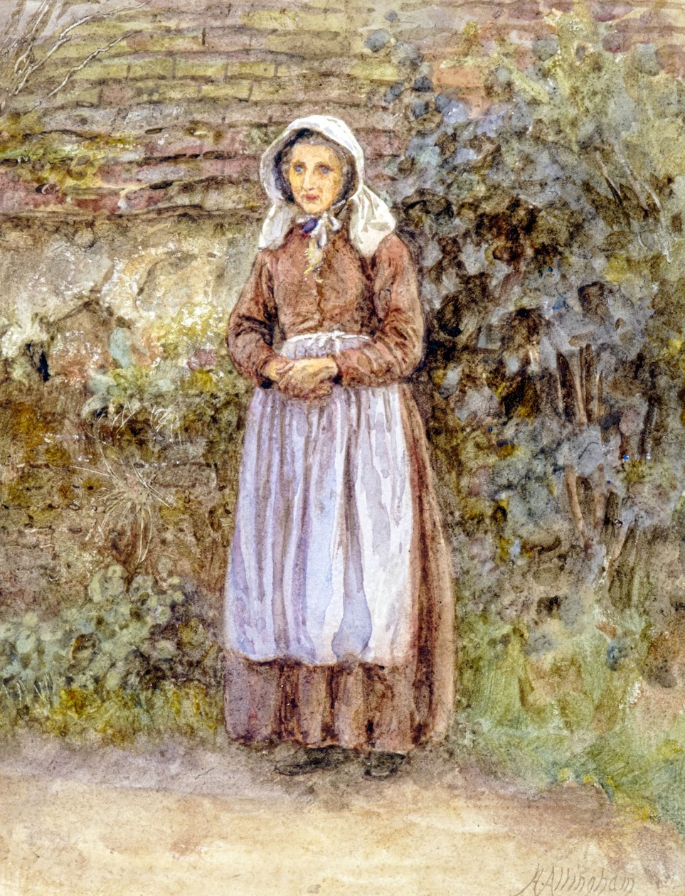 Witleyn talonpoika (akvarelli) tekijältä Helen Allingham