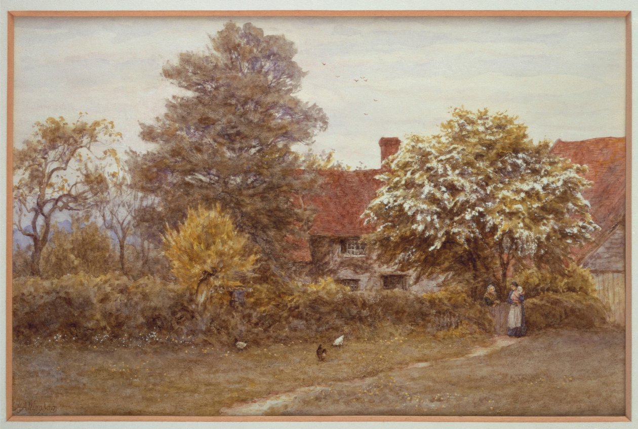 Blaken talo, Hampstead Heath tekijältä Helen Allingham