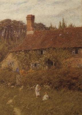 Mökki Witleyssä tekijältä Helen Allingham