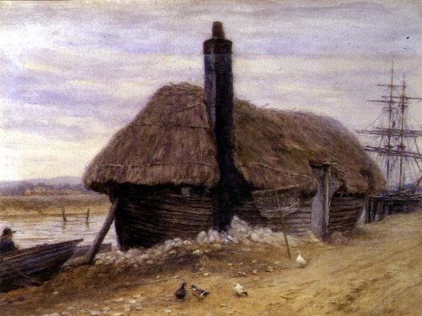 Kuivatelakka tekijältä Helen Allingham