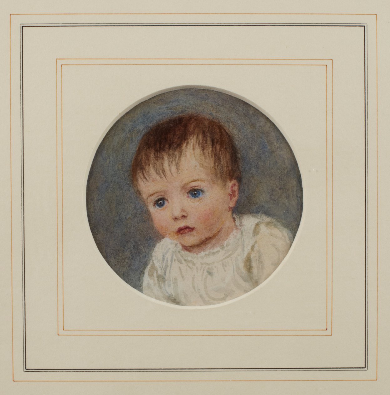 Gerald Allingham vauvana (akvarelli paperille) tekijältä Helen Allingham