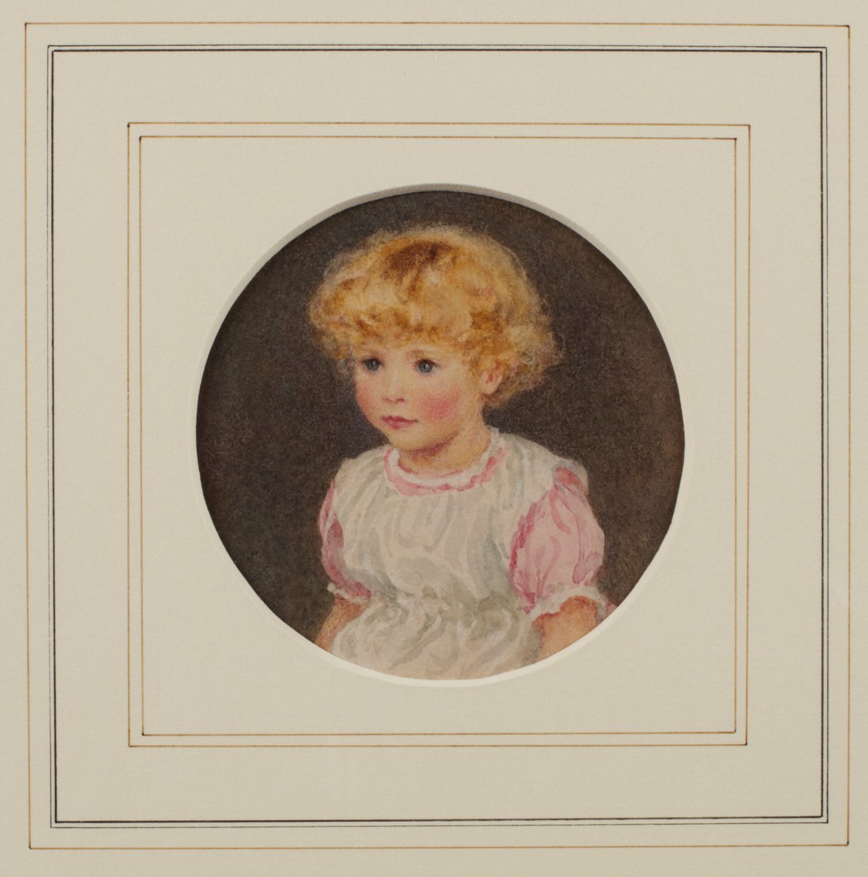Henry Allingham, 3-vuotias (akvarelli paperille) tekijältä Helen Allingham