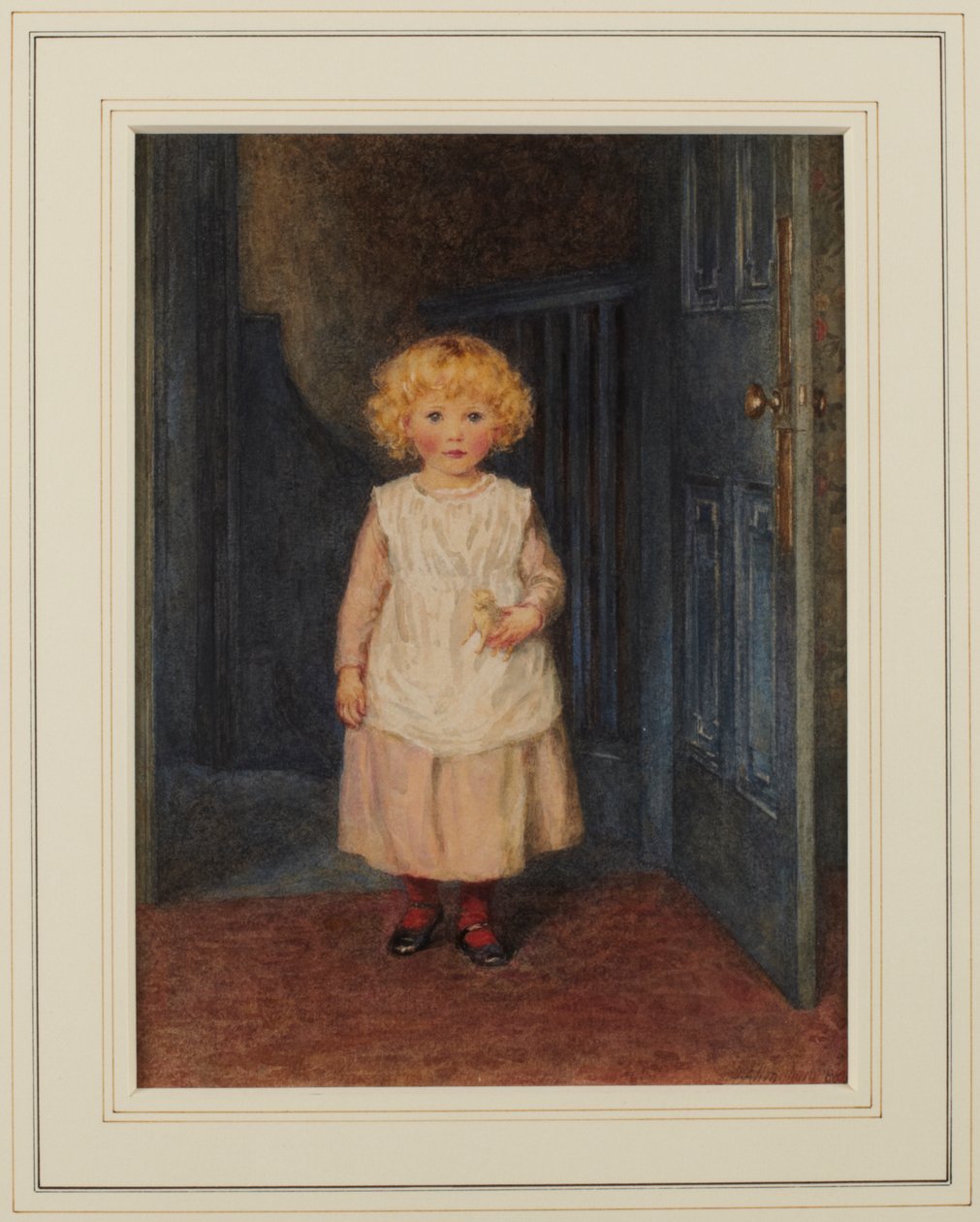 Henry Allingham, 3-vuotias (akvarelli paperille) tekijältä Helen Allingham