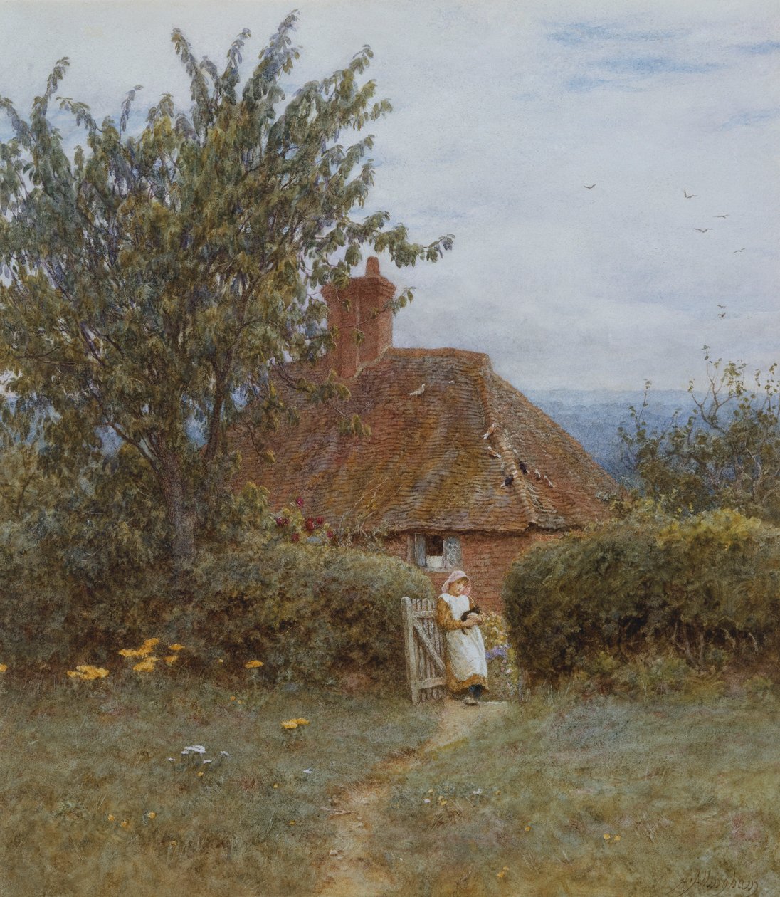 Haslemeren lähellä tekijältä Helen Allingham