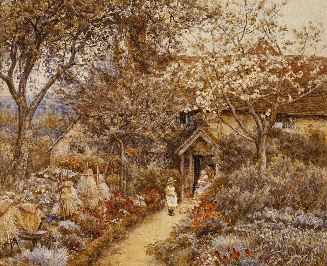 Kevät, 1883 tekijältä Helen Allingham