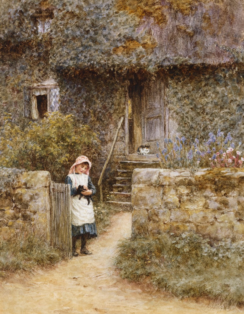 Puutarhan portti tekijältä Helen Allingham