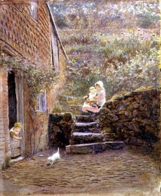 Kissanpentu tekijältä Helen Allingham