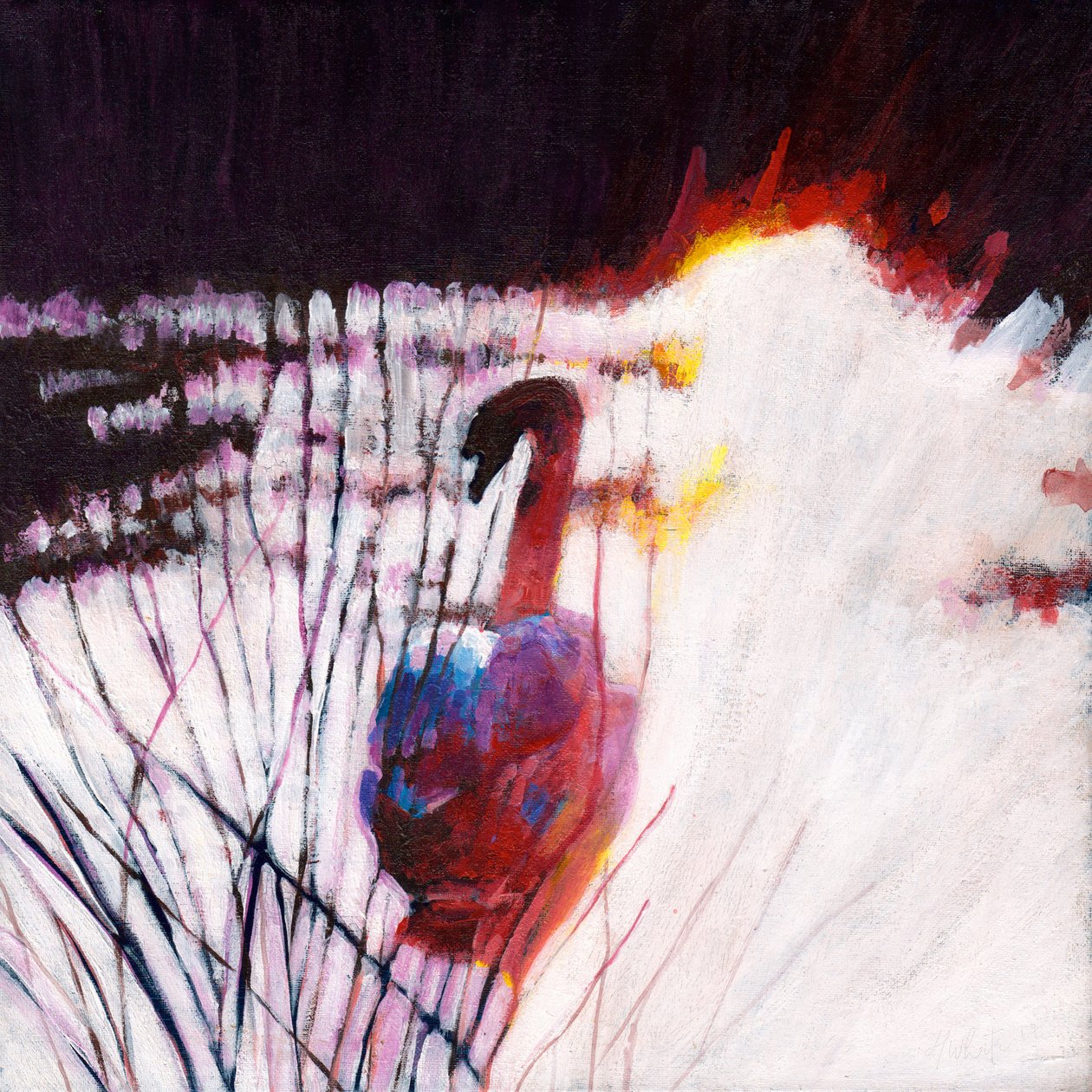 Golden Serenity, 2015 (akryyli kankaalle) tekijältä Helen White