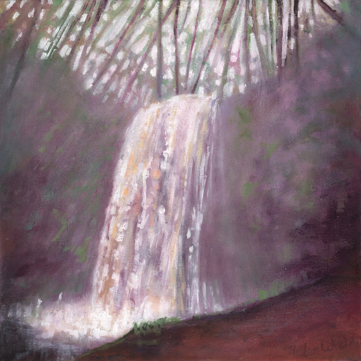 Vesiputous IV, 2016, tekijältä Helen White